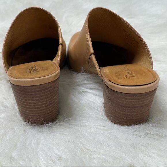 Madewell Brown Leather Slide Mules - 6.5 - Picture 6 of 9
